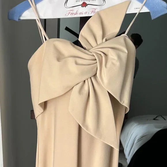 Theia | Dresses | Theia Beige Bridesmaid Dress | Poshmark Theia | Dresses | Theia Beige Bridesmaid Dress | Poshmark